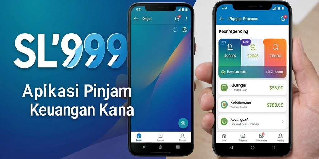 Antarmuka aplikasi SL999 untuk pengajuan pinjaman yang mudah digunakan.
