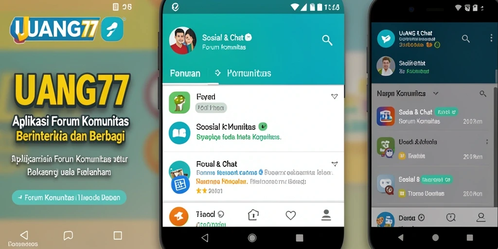 Screenshot utama UANG77 menampilkan antarmuka Forum Komunitas yang interaktif.