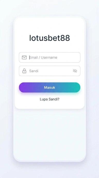 Panduan Masuk Akun lotusbet88 untuk Android